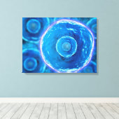 ヒトB細胞の顕微鏡的見解1 キャンバスプリント (インサイチュ (ウッドフロア))