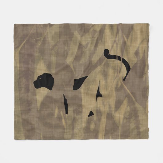 ヒドゥンパンサーフリースブランケット フリースブランケット (正面(横))