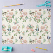 ヒドゥンフェアリーフローラ赤面ピンクドラゴンフライ 薄葉紙 (クラフト)