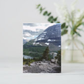 ヒドゥンレイクオーバービューグラシャーナショナルパークモンタナ ポストカード (スタンド正面)