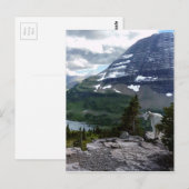 ヒドゥンレイクオーバービューグラシャーナショナルパークモンタナ ポストカード (正面/裏面)