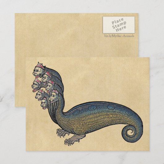 ヒドラ海蛇 ポストカード (正面/裏面)