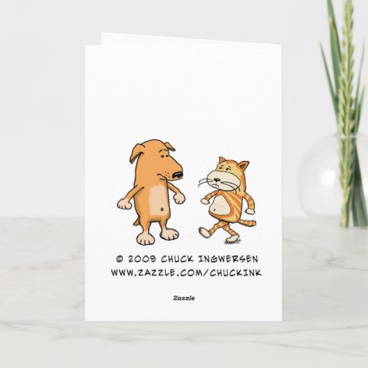 ヒナおもしろいコがイースターバニーを掘る シーズンカード (裏面)