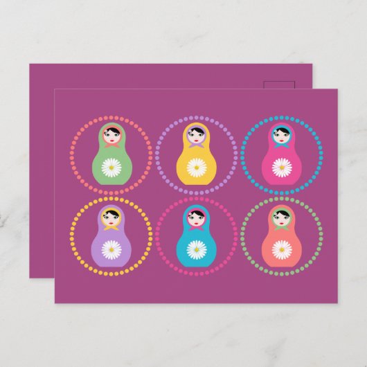 ヒナギクの誤植 ポストカード (正面/裏面)