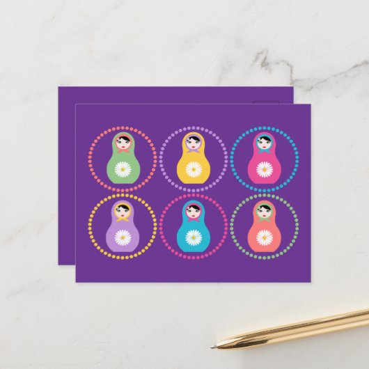 ヒナギクの誤植 ポストカード (正面/裏面インサイチュ)