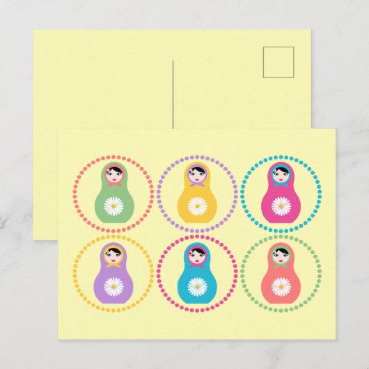 ヒナギクの誤植 ポストカード (正面/裏面)