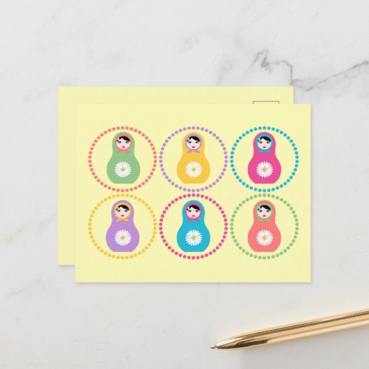 ヒナギクの誤植 ポストカード (正面/裏面インサイチュ)