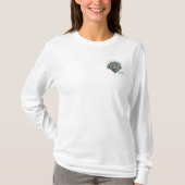 ヒネニ ラーニング センター 女性用長袖 ホワイト Tシャツ (正面)