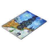 ヒノキと星のある道（1890年）ビンセント・ヴァン・ゴッホ ノートブック (左側)