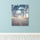 ヒノキのトンネル キャンバスプリント (インサイチュ (ウッドフロア))