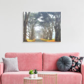 ヒノキのトンネル キャンバスプリント (インサイチュ (リビング))