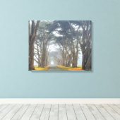 ヒノキのトンネル キャンバスプリント (インサイチュ (ウッドフロア))