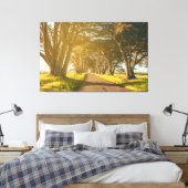 ヒノキのトンネル キャンバスプリント (インサイチュ (寝室))