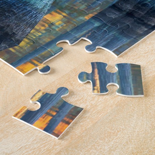 ヒノキの森 ジグソーパズル (側面)