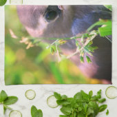 ヒノキの羽ばたき鳥 キッチンタオル (折り畳み)