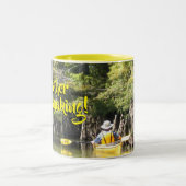 ヒノキの間のカヤック ツートーンマグカップ (中央)