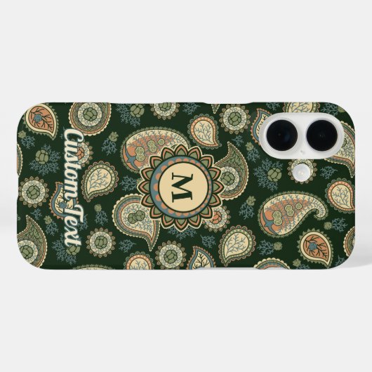 ヒノキペイズリー模様 Case-Mate iPhoneケース (裏面 (横))