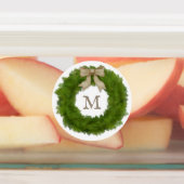 ヒノキリース素朴弓カスタム付きモノグラムの ラベル (貼付)