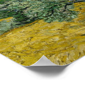 ヒノキ付きホイートフィールド ポスター (角)