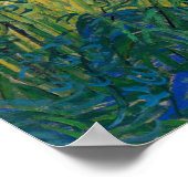 ヒノキ付き緑の小麦畑1889ビンセント・ヴァン ポスター (角)