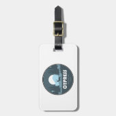 ヒノキ地方パークディアー ラゲッジタグ (正面縦)