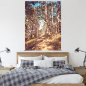 ヒノキ林 キャンバスプリント (インサイチュ (寝室))