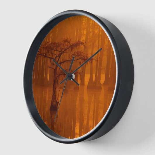 ヒノキ | George Smith州パーク 壁時計 (傾斜)