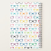 ヒバカラフルスター数々のグラス色 ノートブック (裏面)