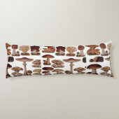 ヒバフランスのス植物プリントヴィンテージ ボディピロー (裏面)