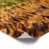 ヒバリのある小麦畑 ポスター (角)