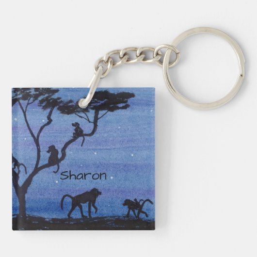 ヒヒ キーホルダー (裏面)