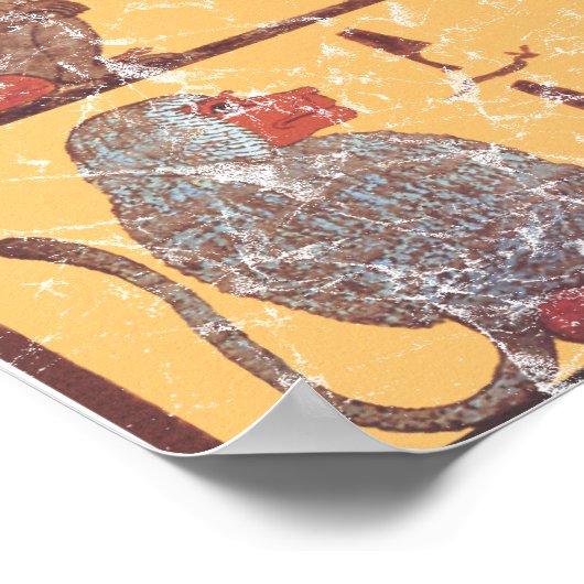 ヒヒ ポスター (角)