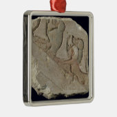 ヒヒ、新しい王国とのAmenophis IV メタルオーナメント (右)