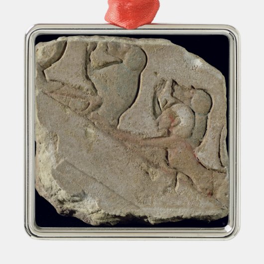 ヒヒ、新しい王国とのAmenophis IV メタルオーナメント (正面)