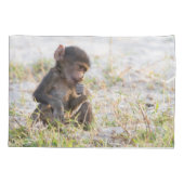 ヒヒ 枕カバー (裏面)