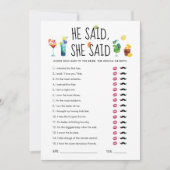 ヒビのヒサメゲームカード 招待状 (正面)