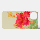 ヒビスカスの花を背景に Case-Mate iPhoneケース (裏面 (横))