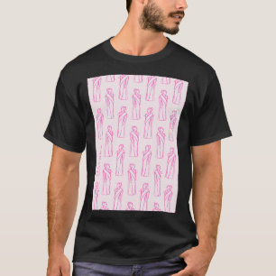 ヒプアチピンクの背景 Tシャツ