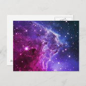 ヒプスター パープル オンブレ サル頭星雲 ポストカード (正面/裏面)