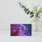 ヒプスター パープル オンブレ サル頭星雲 名刺 (スタンド正面)