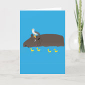 ヒポが起こる カード (正面)