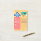 ヒポのTODOリスト付箋紙 ポストイット (デスク上)