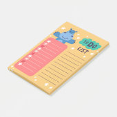 ヒポのTODOリスト付箋紙 ポストイット (アングル)