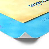 ヒポキャンパスギリシャ海馬ヴィンテージアートポスター ポスター (角)