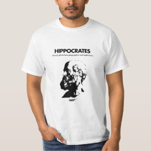 ヒポクラテスの白のTシャツ Tシャツ