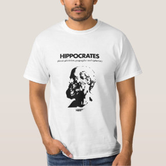 ヒポクラテスの白のTシャツ Tシャツ