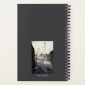 ヒポクラテス悪い気分引用文パーソナルシティジャーナル ノートブック (裏面)