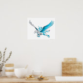 ヒポグリフのハリーとハーマイオニー ポスター (キッチン)