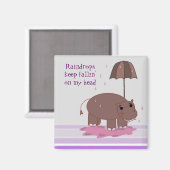 ヒポタマス茶 マグネット (正面/裏面)