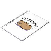ヒポタマス面白いヒポポタム・パン ノートブック (左側)